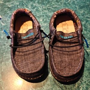 Hey Dude - Wally Chambray Toddler Size 8